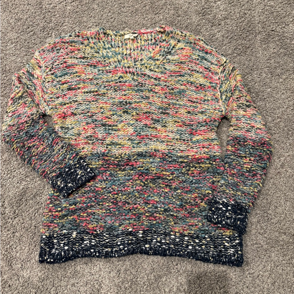 Easel Multicolor Knit Women's Sweater S/M